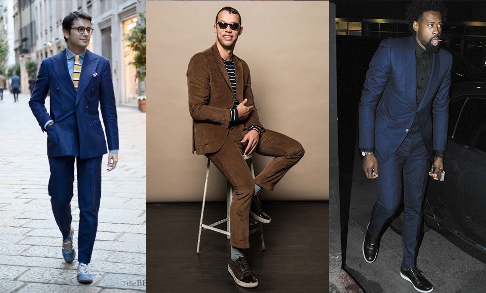 sneakers that go well with suits
