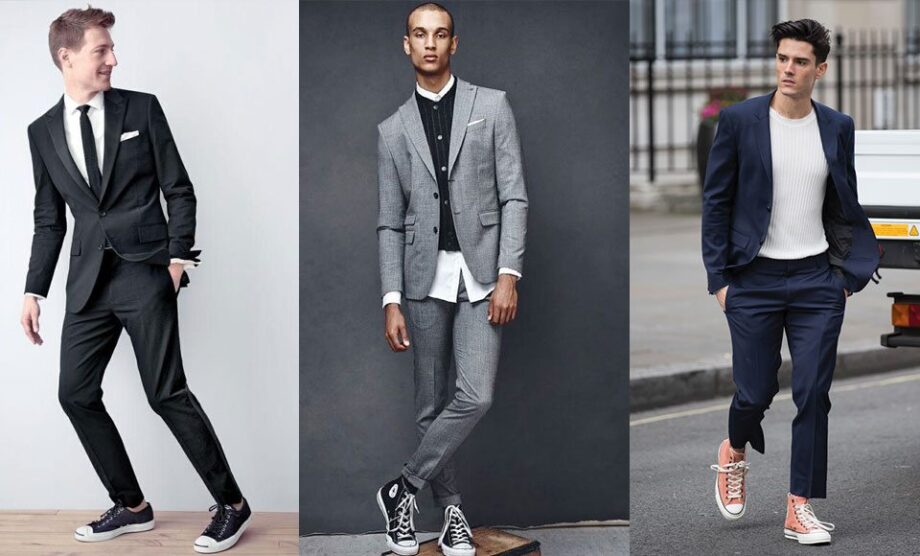 How To Wear Sneakers With A Suit - Modern Men's Guide