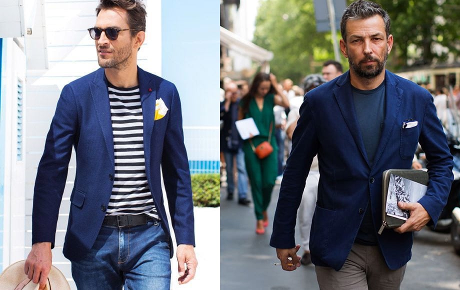 How To Wear & Style A Blue Blazer