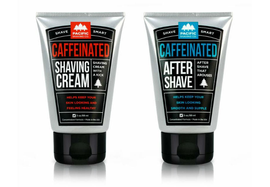 caffeinated shaving cream