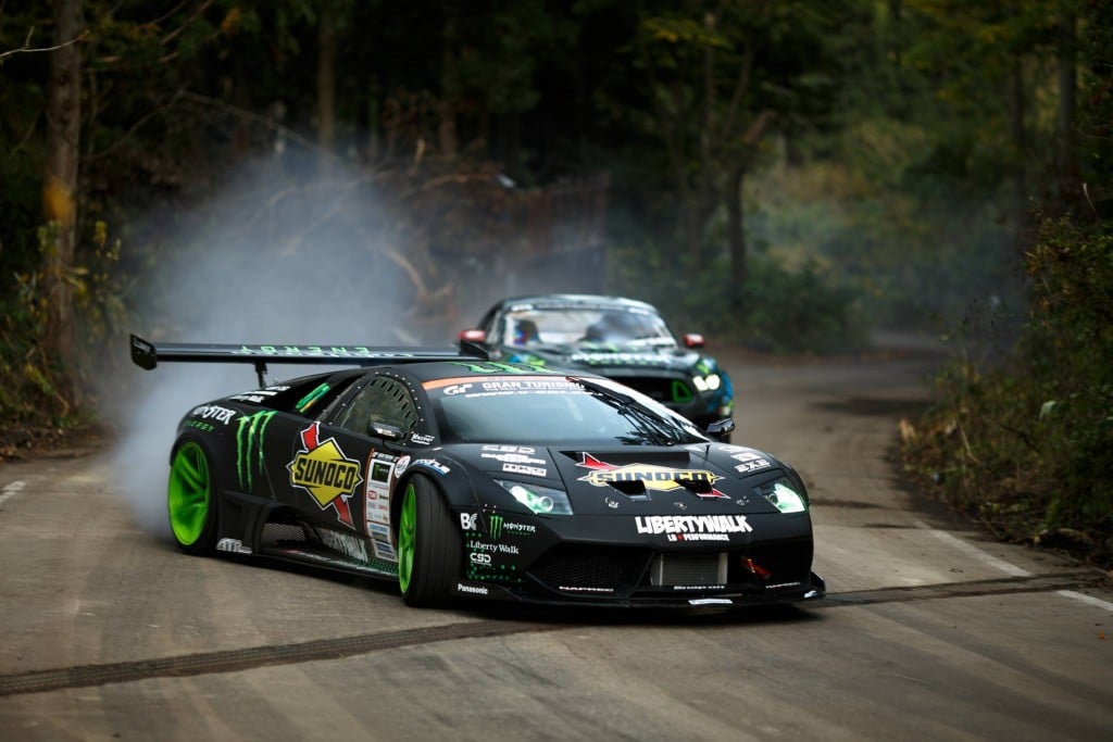 This Mustang Vs. Murcielago Drift Battle Will Rev Your Engine