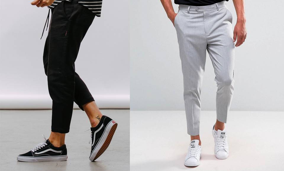 mens cropped jeans trend