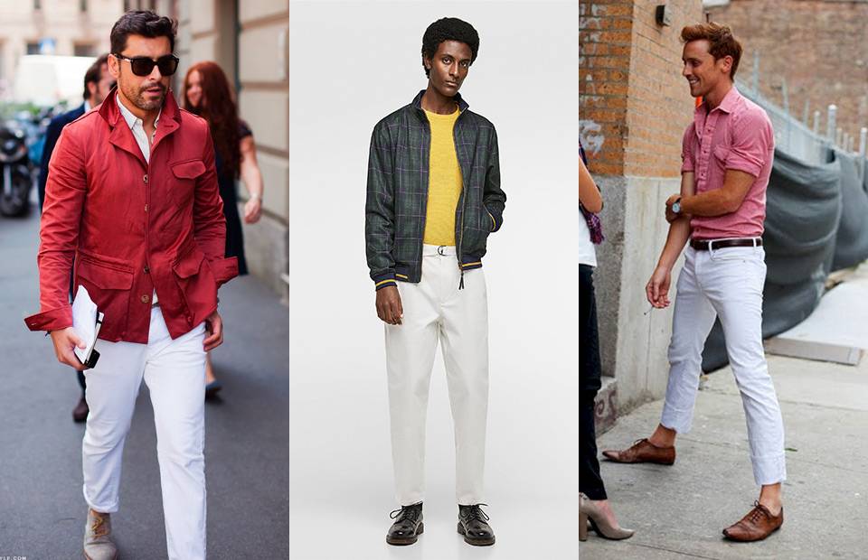 What color of pants should I wear with a white shirt? - Quora