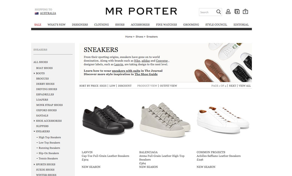 best online shoe shopping websites