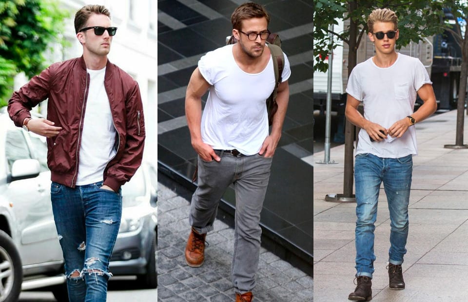 jeans and t shirt for man