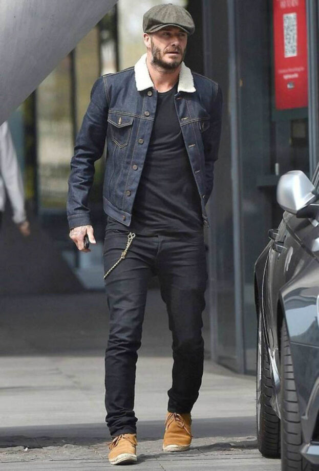 Street Style: David Beckham  Stylish men, Mens outfits, Mens