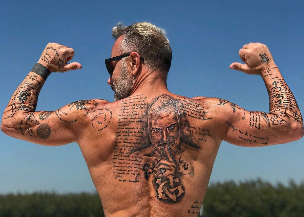 Italian Playboy Gianluca Vacchi's New Tattoo Takes Narcissism To A