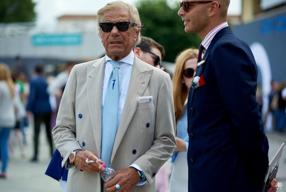 Two stylish men in suits.