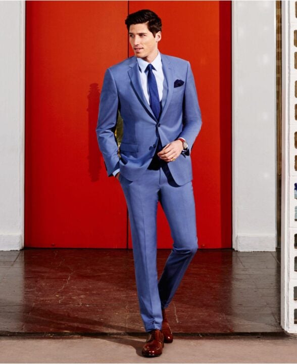 How To Wear A Light Blue Suit Modern Men S Guide