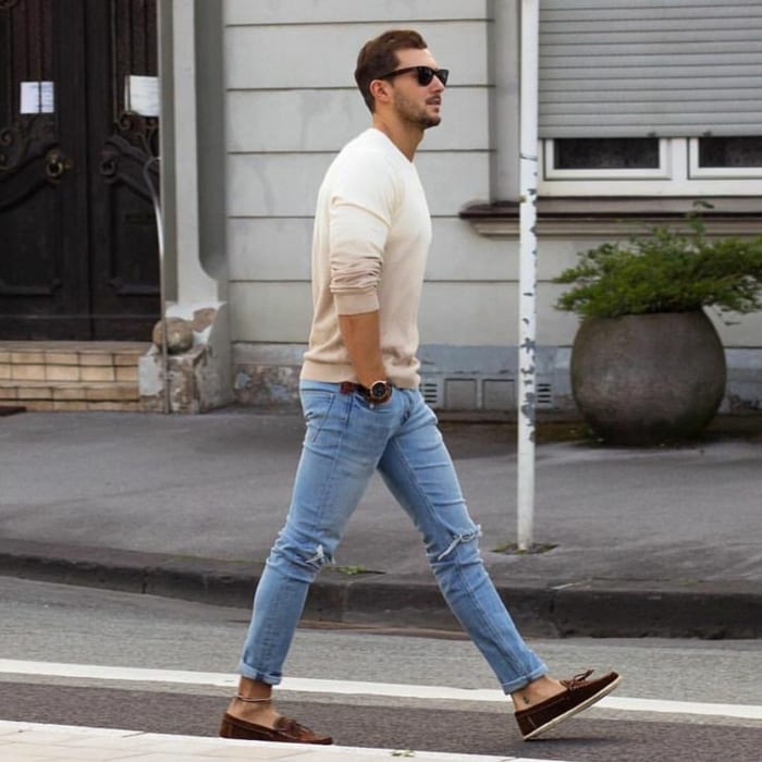 loafers casual outfit