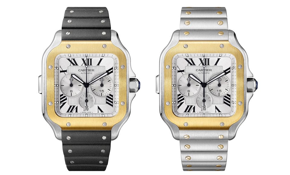 Iconic Cartier Santos Arrives In Striking New Monochrome Finish
