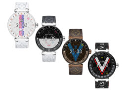 Louis Vuitton smartwatches showcase stylish designs.