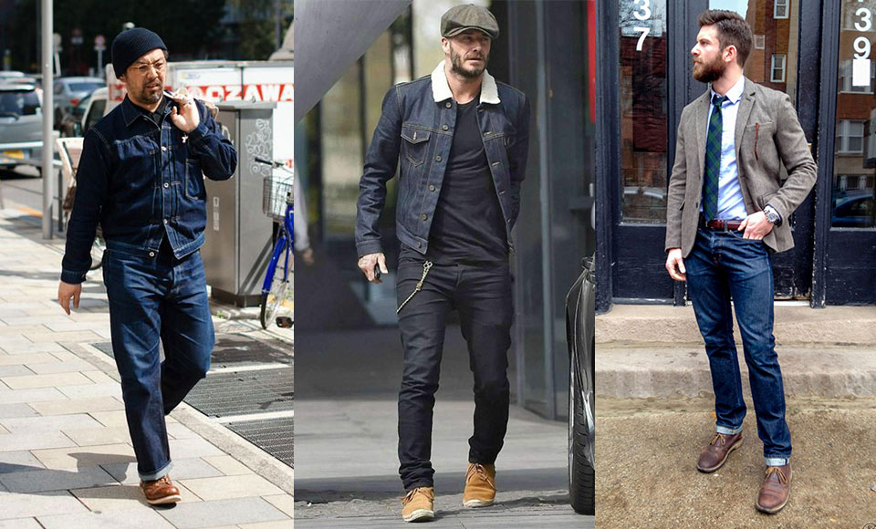 men's casual look with jeans