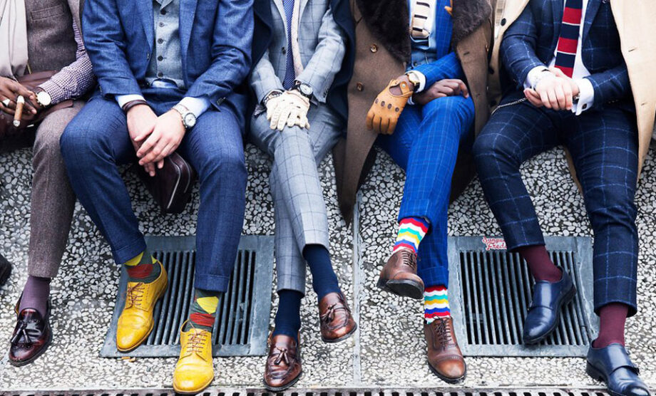 mens fashion dress socks