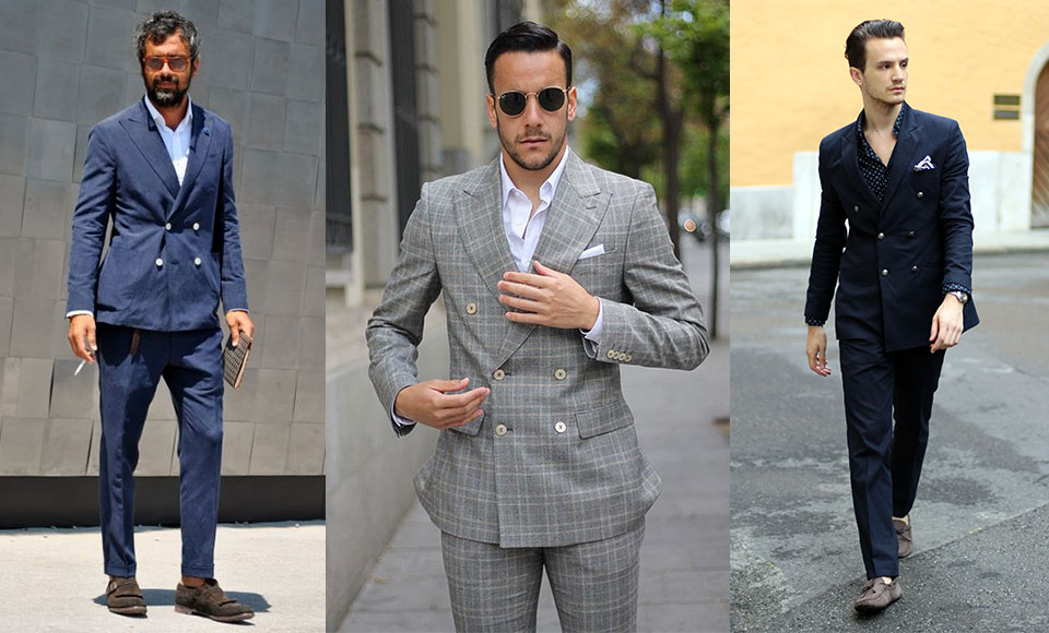 business casual suit no tie
