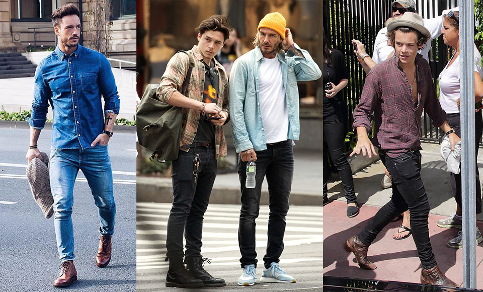 guys wearing skinny jeans