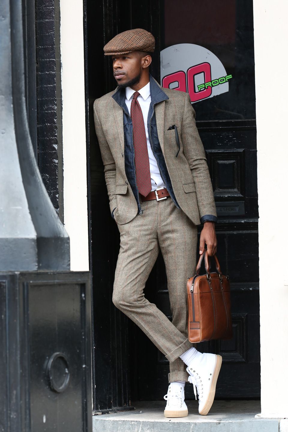 How to Style Brown Shoes with Black Pants for Men-Bruno Marc
