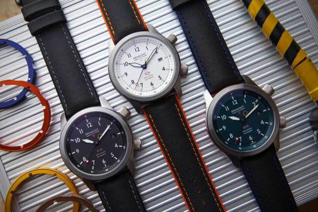 Elegant wristwatches with customizable dials.