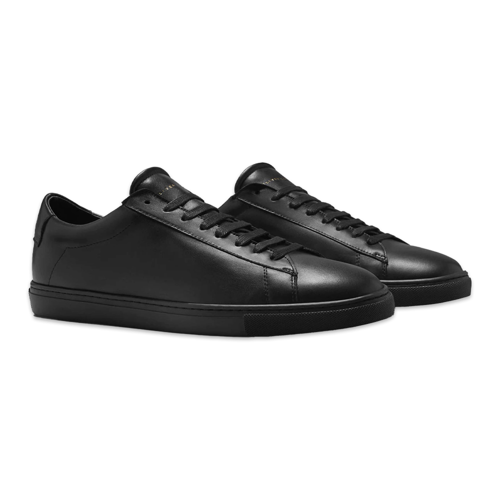all black smart trainers mens