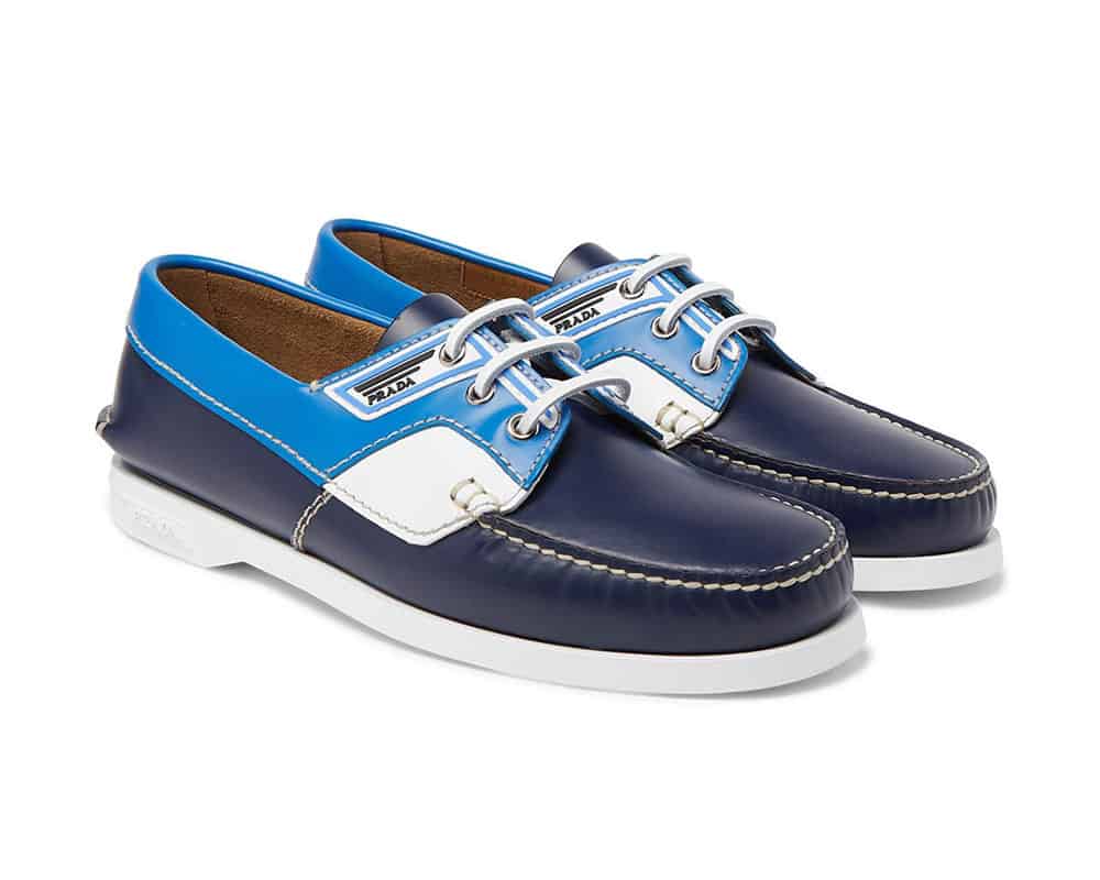 leather sailing shoes