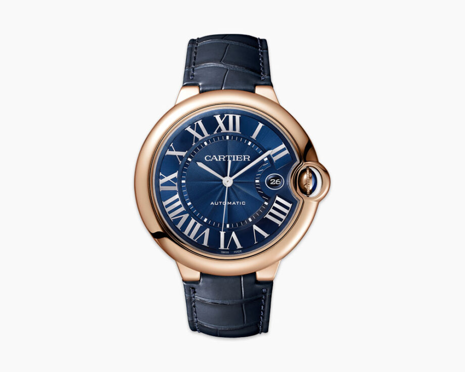 cartier blue dial watch