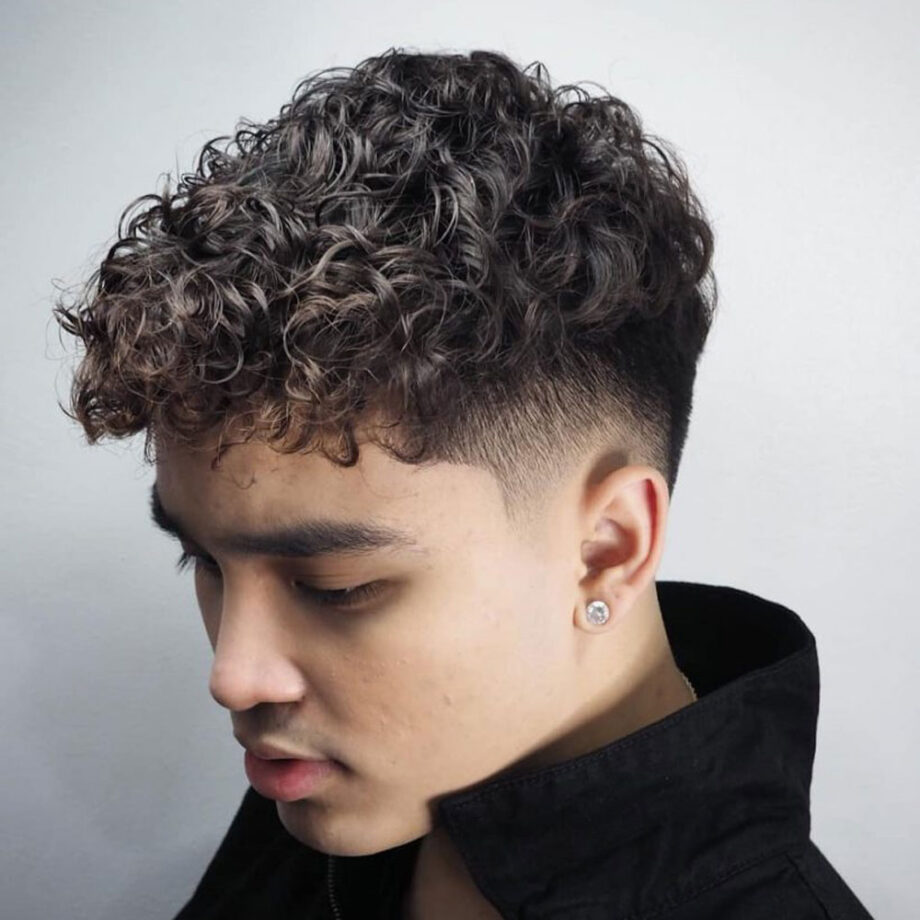 curly hairstyles curly fade