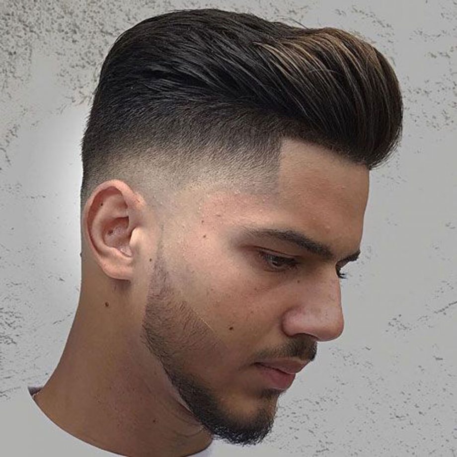 pompadour haircut men 2022