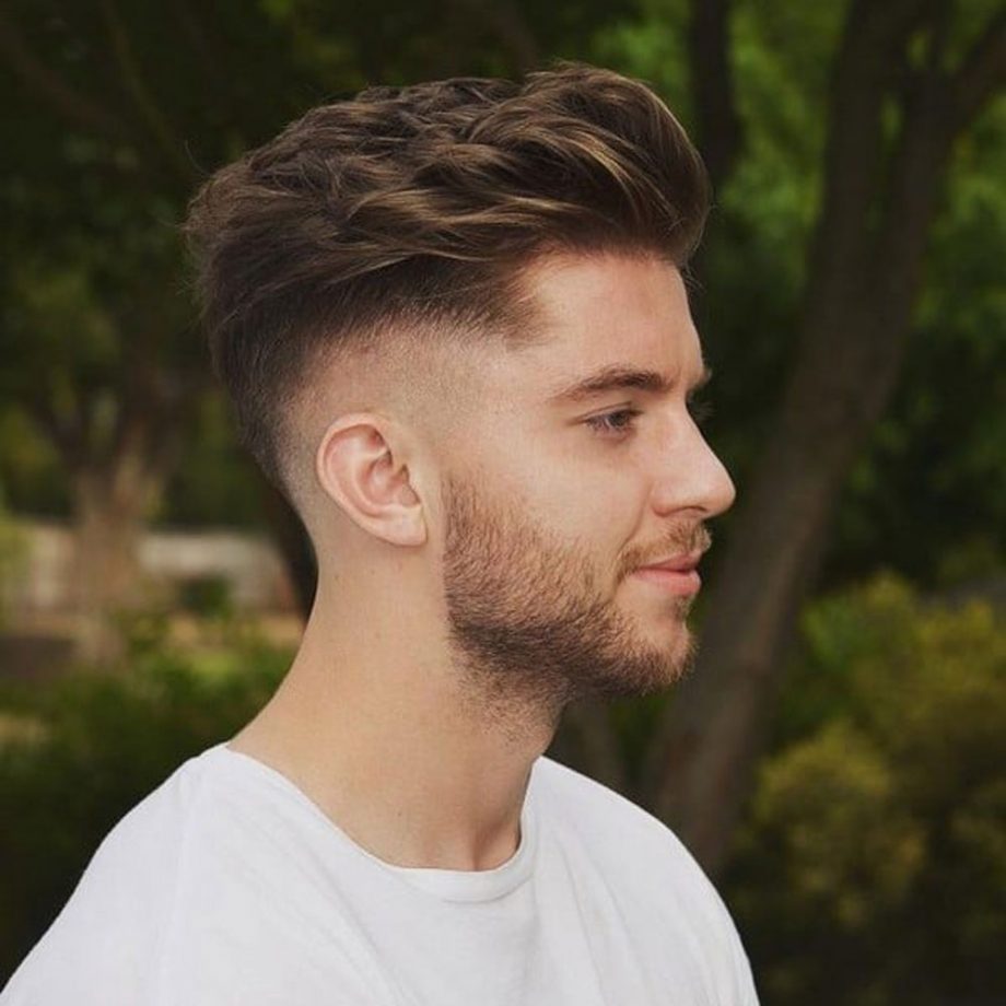 OASIS PALM SALON - Short Spiky Quiff Haircut + Low Fade + Step A cool medium  length men's haircut with spiky textures on top and a wild low fade with a  step