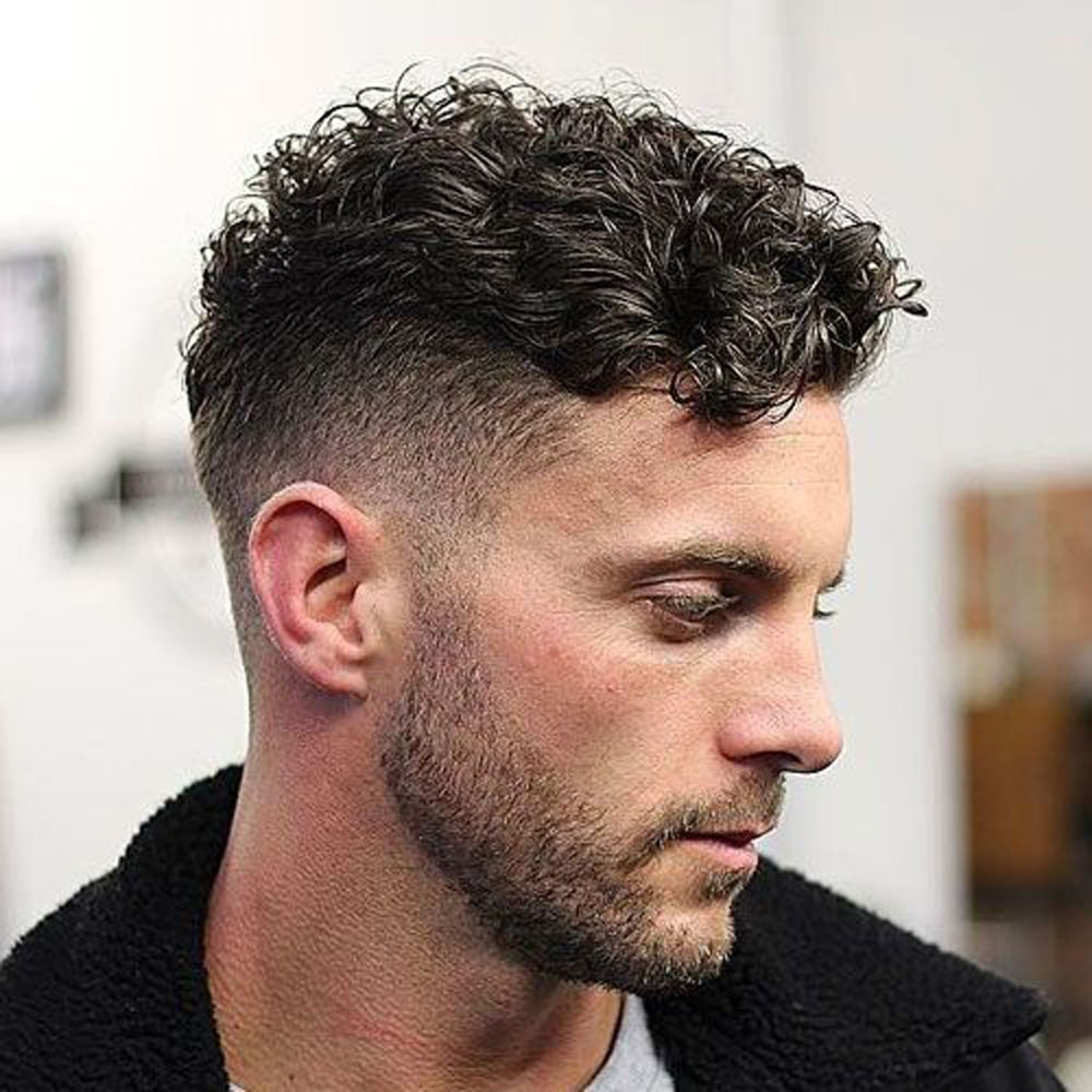 Curly Fade Hairstyles For Men  45 Stylish Curly Fade Haircuts To Try