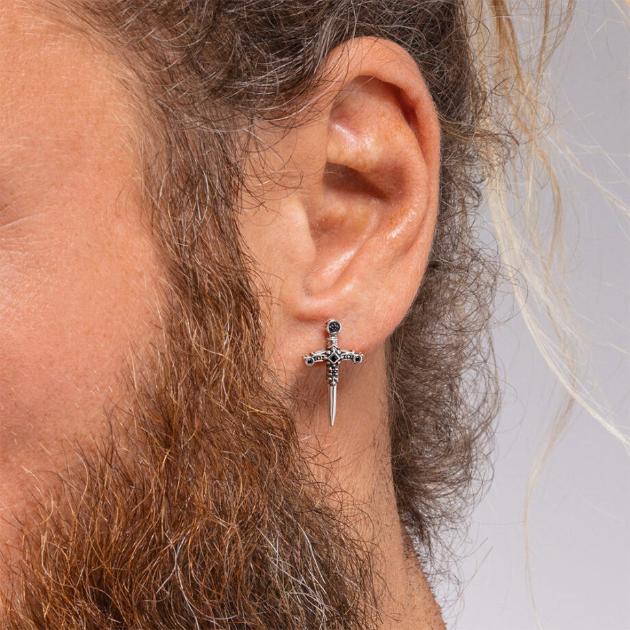 Mens Unique Stainless Steel Earrings