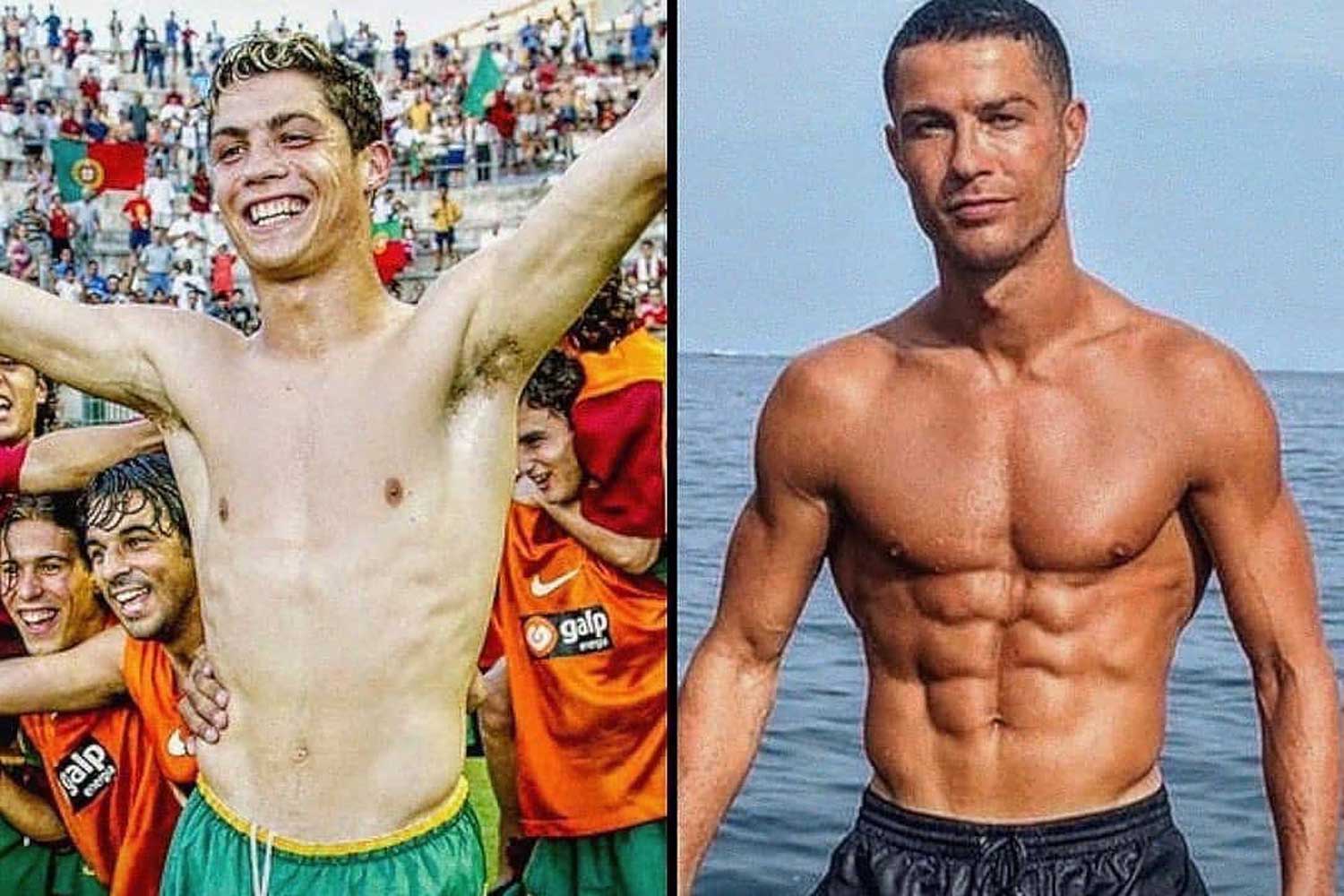 Cristiano Ronaldo's Body Transformation