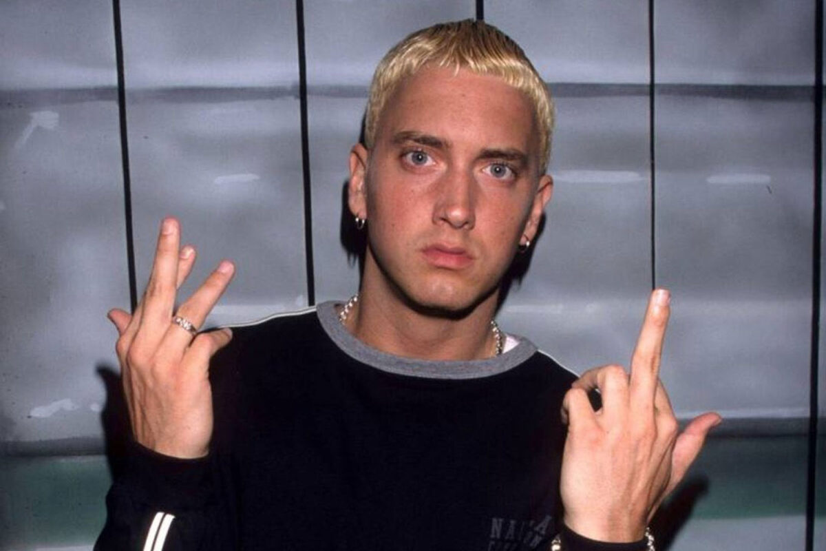 IMO this was eminems best look black hair em is better  rEminem