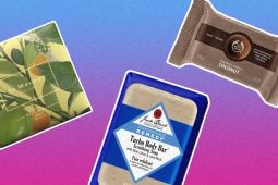 Three soaps: Jo Malone, Jack Black, Body Shop.