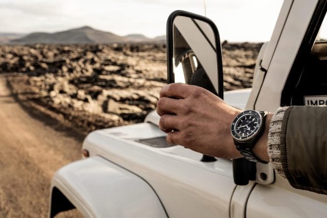 A Rado watch on an off-road adventure.