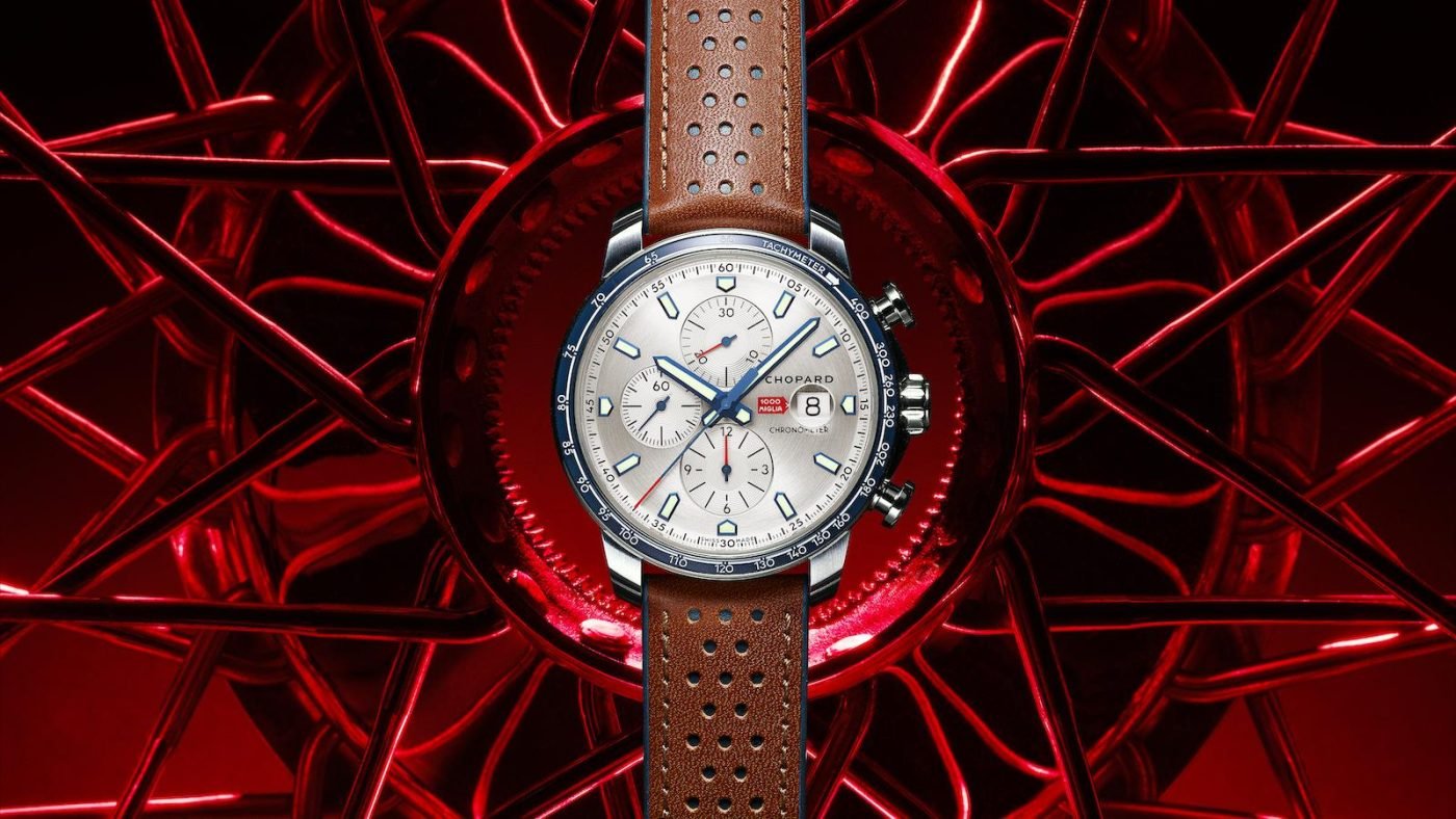 Chopard Mille Miglia: iconic watch with leather strap.