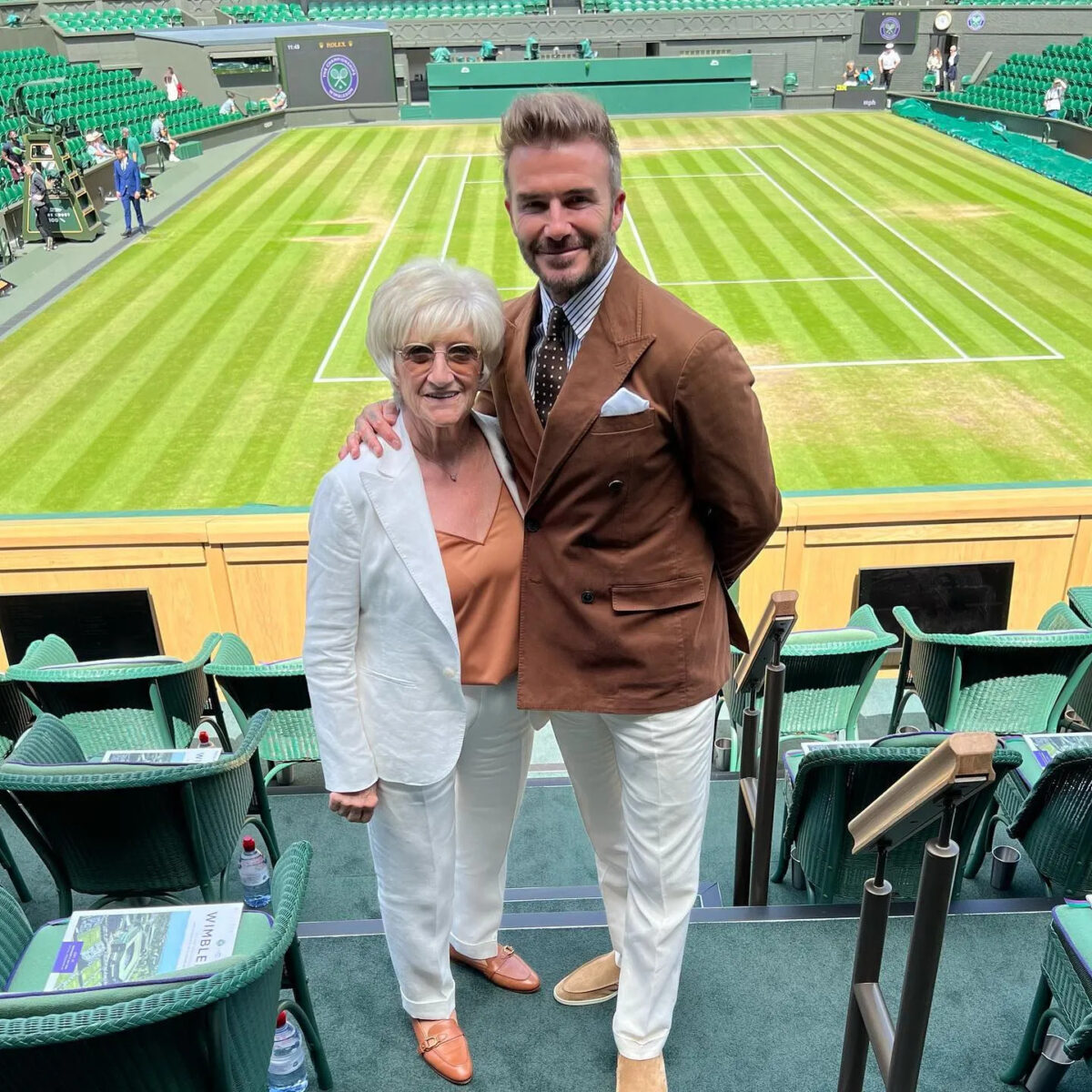 David Beckham Wimbledon Tennis Championship in London July 6, 2022