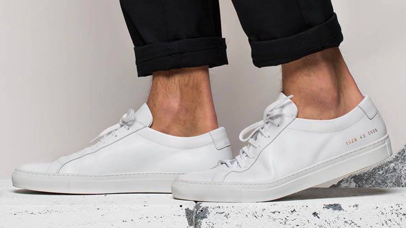 White-rimmed sneakers are taking over our streets, British GQ