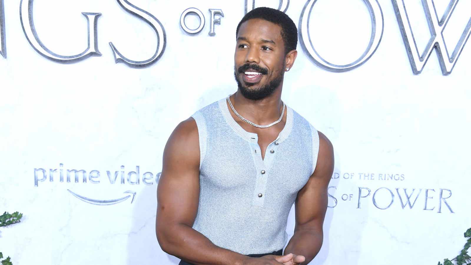 Michael B. Jordan's Muscular, Sleeveless Chanel & The Row Outfit