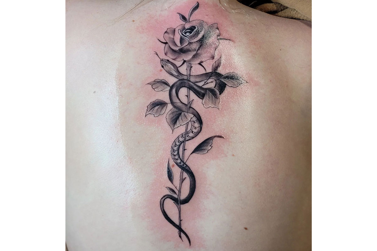 Share 84 rose tattoo on spine super hot  thtantai2
