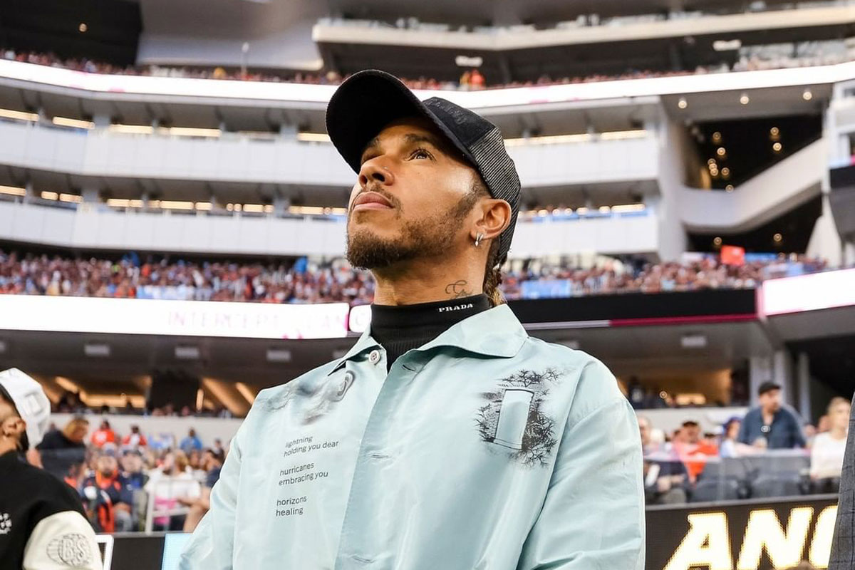 Lewis Hamilton has some seriously good seats for the match. - The  Celebrity - Capital XTRA