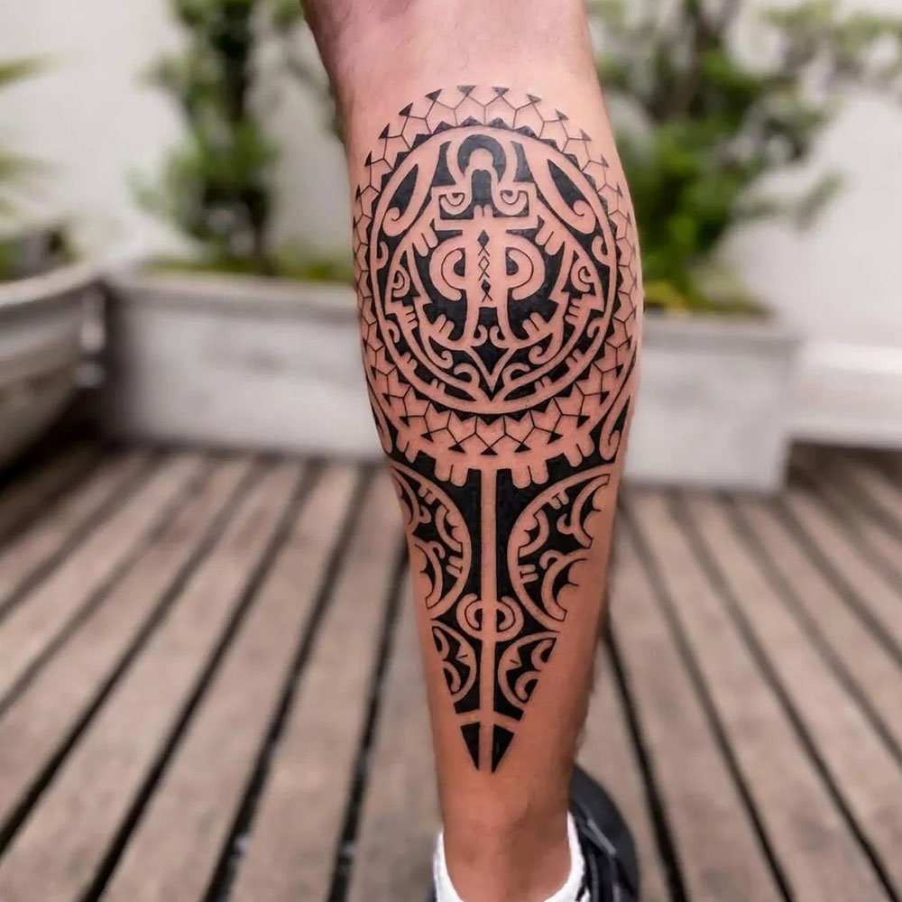 60 Tribal Leg Tattoos For Men  Cool Cultural Design Ideas  Tribal tattoos  for men Leg tattoo men Tribal tattoos