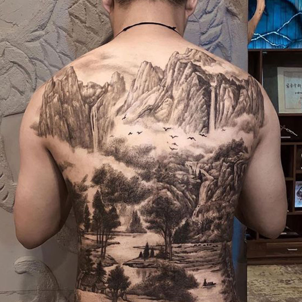 25 Mens Back Tattoo Ideas Find Your Perfect Design in 2023  Tikli
