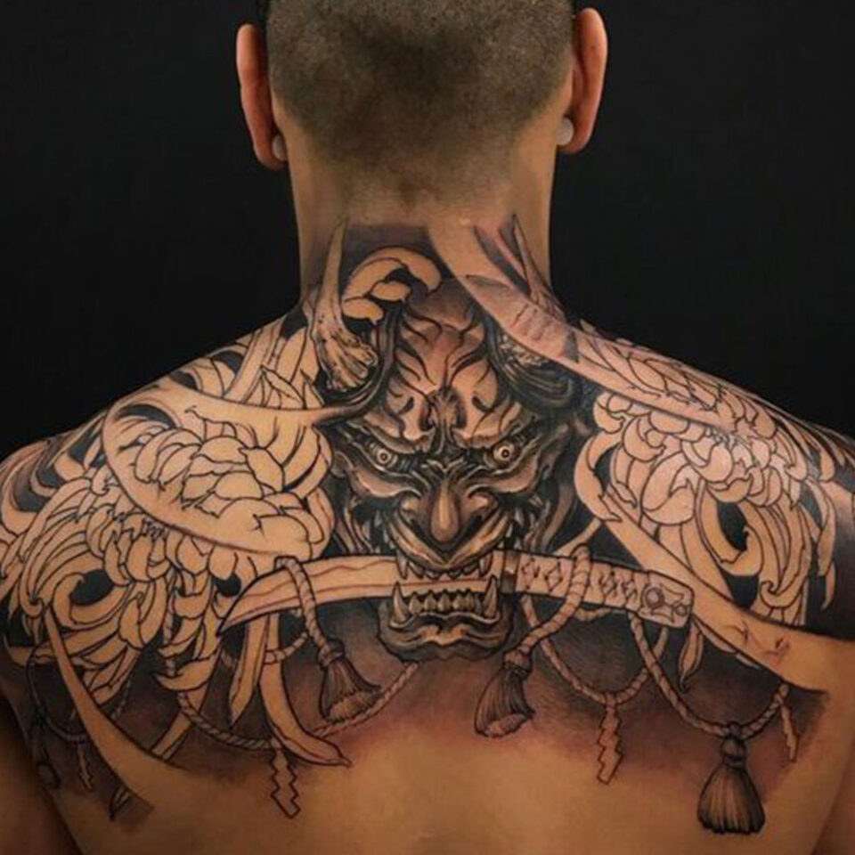 FoX Ink  Samurai on the neck  selftought tattoo ink  Facebook