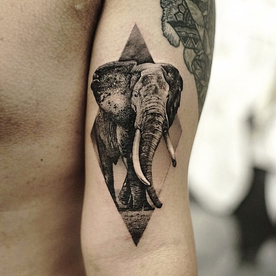 Realistic Elephant Tattoo Piece... - Skin City Tattoo Studio | Facebook