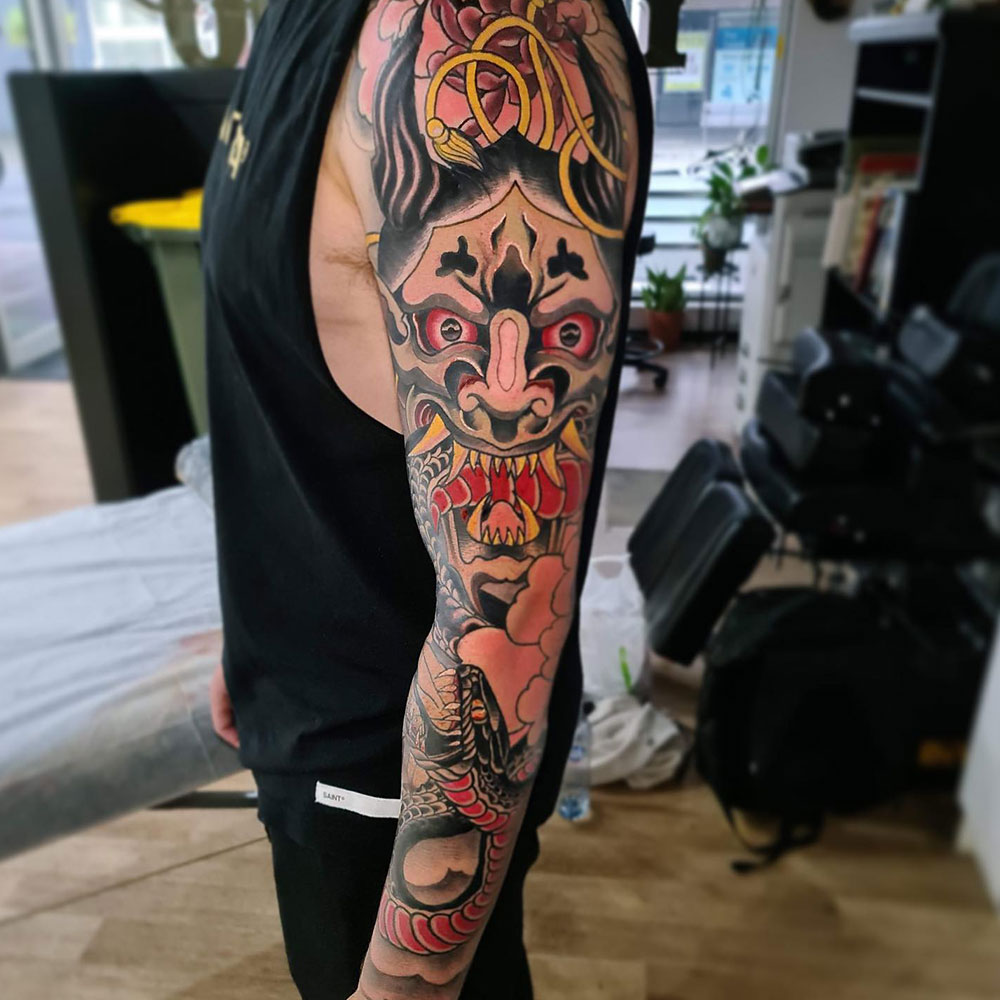 Mayanaztec Half leg sleeve by  Life  Death Tattoos  Facebook