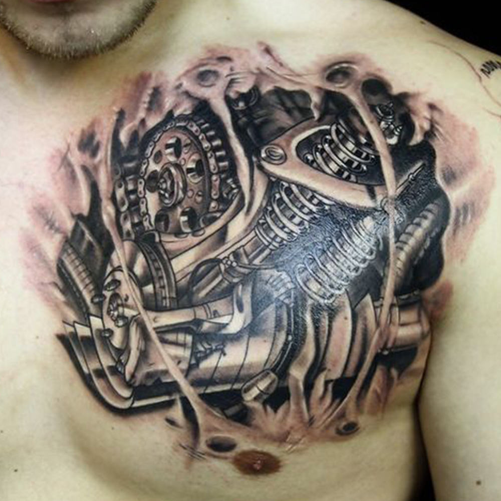 Shamack: Biomechanical - Inkden Tattoo Studio