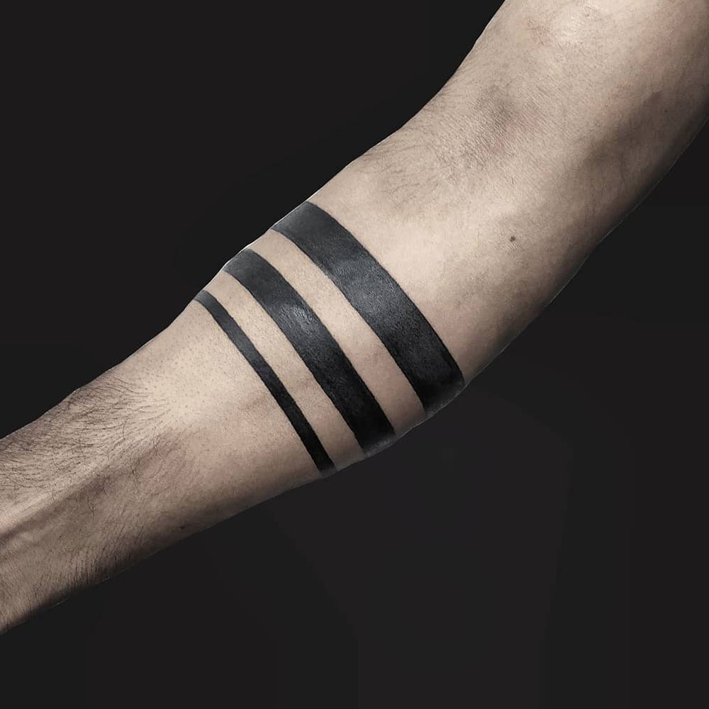 Solid Band Arm Tattoo