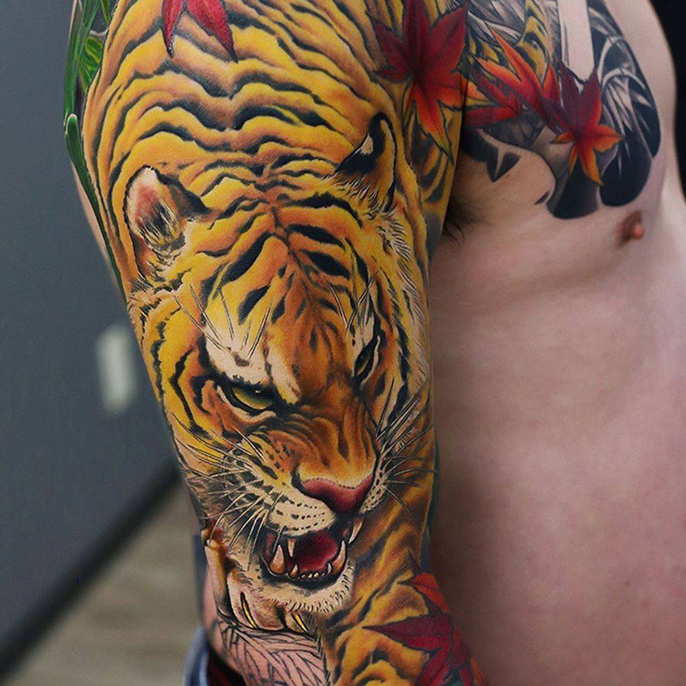 Realistic Muscle Tattoos