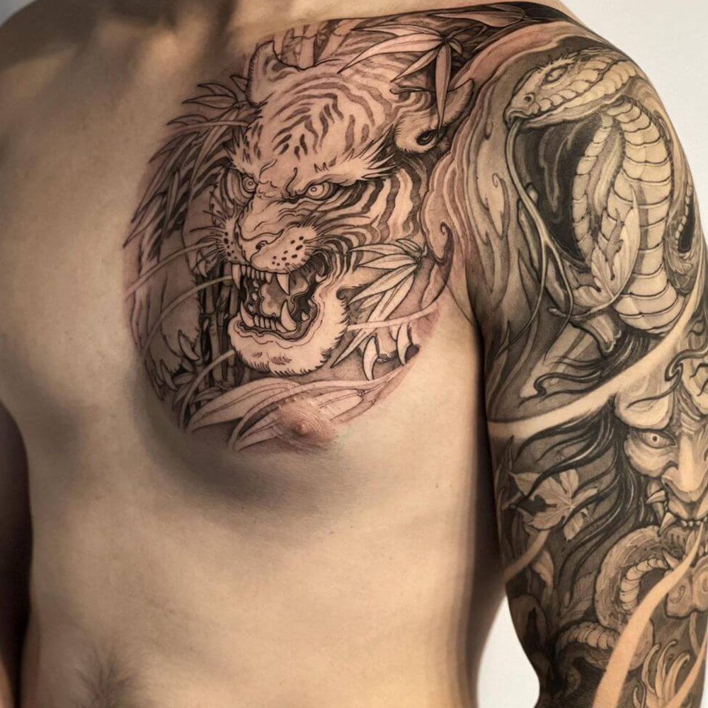 Finally got the chance to finish this piece for Mark 📍 @tokyotattoo ... |  TikTok