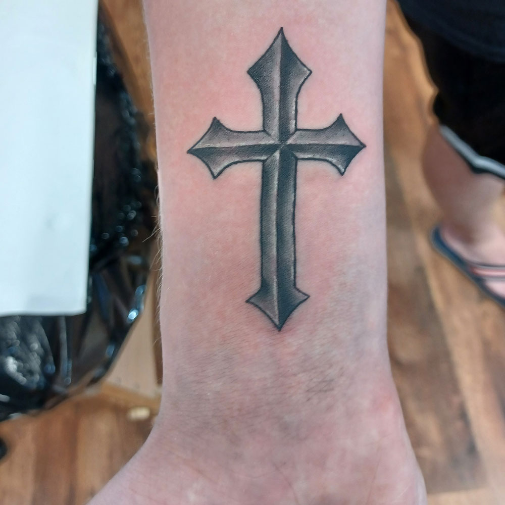 Share more than 70 cross tattoo on ankle best  thtantai2